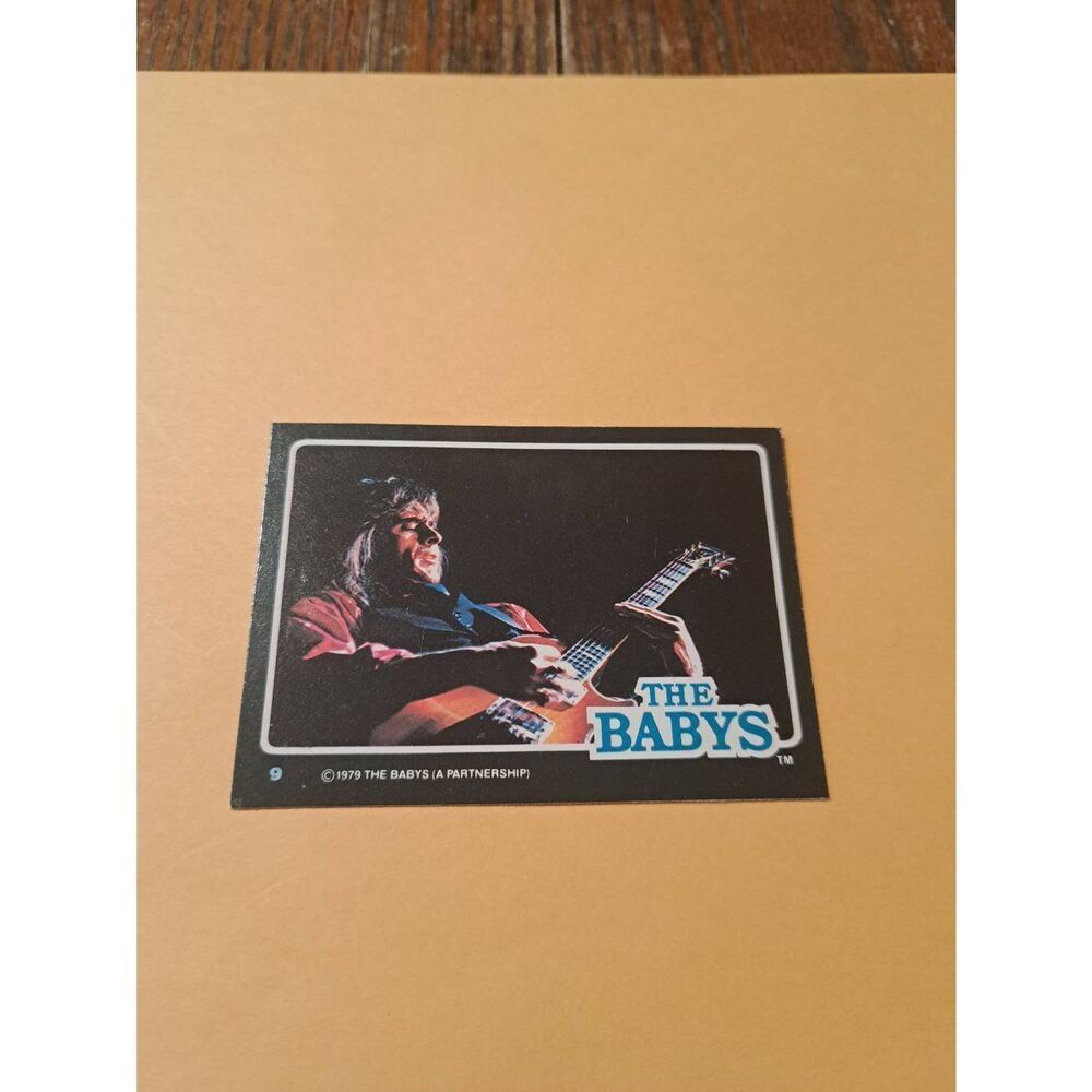 Vintage 1979 The Babys Trading Card #9 London Rock Band Collectible
